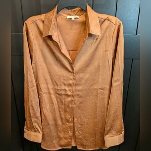 Skies Are Blue Copper Shirt with Silver Accents